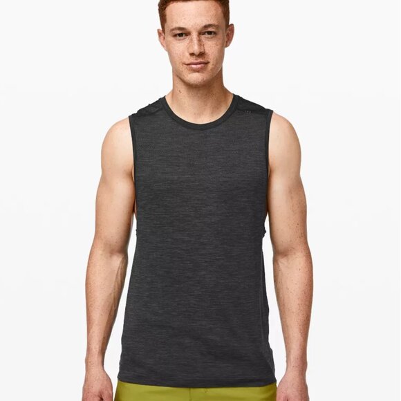 Lululemon Metal Vent Tech Muscle Tank Top Small S Graphite / Charcoal Gray - Picture 1 of 5